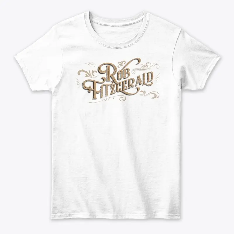 Rob Fitzgerald - Ladies T-Shirt - White