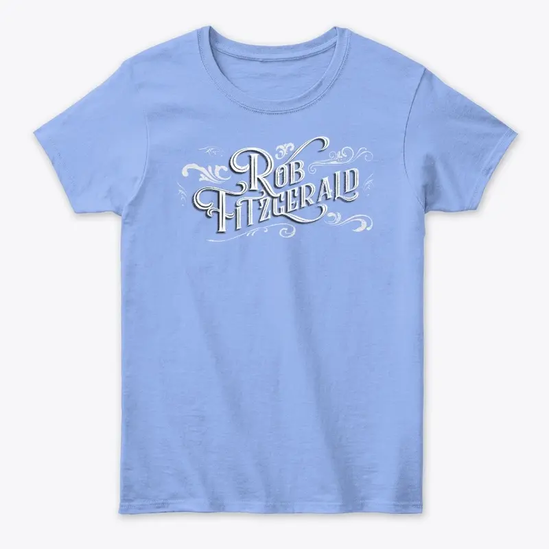 Rob Fitzgerald - Ladies T-Shirt - Blue